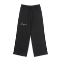 Fleece Drawstring Straight-Leg Sweatpants
