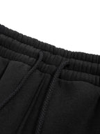 Fleece Drawstring Straight-Leg Sweatpants
