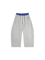 Plaid Waistband Barrel Sweatpants